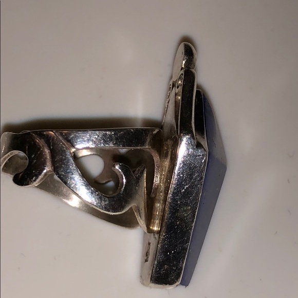 😍Vintage Jay King Mine Lapis ring! Unique!! - Picture 7 of 7